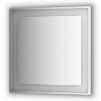Зеркало Evoform Ledside 90х90 Сталь — фото 1, Мебель для ванной