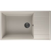 Кухонная мойка Ulgran Quartz Prima 860-02 Лен — фото 1, Кухонные мойки