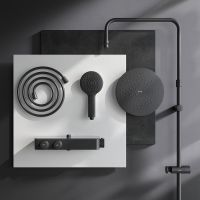 Товар: Душевая система AM.PM Inspire V2.0 F0750A422 с термостатом Черная матовая - фото 17 Душевая система AM.PM Inspire V2.0 F0750A422 с термостатом Черная матовая — фото 17, Душевое оборудование. Душевая программа