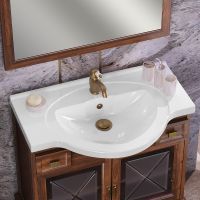 Тумба под раковину Opadiris Борджи 85 00-00006743 Светлый орех — фото 3, Мебель для ванной