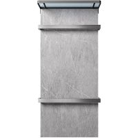 Электрический полотенцесушитель Black&White N-388AG 40x90 388AG с полкой Armani Grey — фото 1, Электрические полотенцесушители