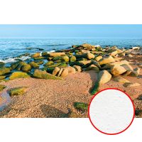 Фреска Ortograf Горы 30913 Фактура бархат FX Флизелин (4,1*2,7) Бежевый/Синий, Море/Пейзаж — фото 1, Фрески