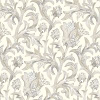 Обои LOYMINA Origins Винил на флизелине (1*10,05) Серый/Бежевый, Вензель арт-ALS1 002/1 — фото 1, Обои для стен