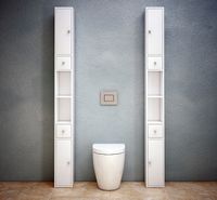 Товар: Шкаф пенал Corozo Энри 20 Z2 SD-00000582 Белый - фото 3 Шкаф пенал Corozo Энри 20 Z2 SD-00000582 Белый — фото 3, Пеналы для ванной комнаты