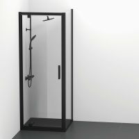 Товар: Душевая стенка Ideal Standard Connect 2 80 K9299V3 профиль Черный стекло прозрачное - фото 2 Душевая стенка Ideal Standard Connect 2 80 K9299V3 профиль Черный стекло прозрачное — фото 2, Боковые стенки