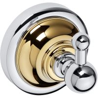 Крючок Bemeta Retro Gold and Сhrom 144206018 Золото Хром — фото 1, Крючки для полотенец