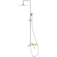 Душевая система Boheme Q 148-WG.2 Белая Золото — фото 1, Душевое оборудование. Душевая программа