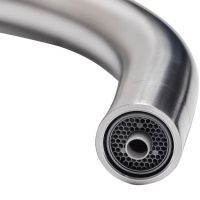 Смеситель для кухни Ulgran Classic U-020 Нержавеющая сталь — фото 2, Смесители