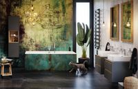 Тумба под раковину Excellent Tuto 80 MLEX.0104.800.GRBL подвесная Серый Дуб — фото 4, Мебель для ванной