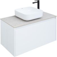 Тумба под раковину Aquanet Nova Lite 90 242257 подвесная Белая — фото 9, Тумбы под раковину