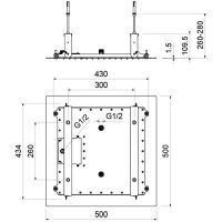 Товар: Верхний душ Aquatek 2 jet AQ2082MB Черный матовый - фото 2 Верхний душ Aquatek 2 jet AQ2082MB Черный матовый — фото 2, Верхние души