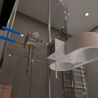 Стакан для зубных щеток Altasan Лотос ЛТ42БМ двойной Белый матовый — фото 4, Мыльницы