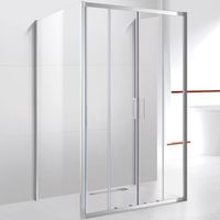 Душевой уголок Cezares Molveno 160x80 MOLVENO-AH-22-160/80-C-Cr-IV профиль Хром стекло прозрачное — фото 1, Душевые уголки