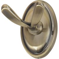 Двойной крючок Veragio Bonjour VR.BNR-7832.BR Бронза — фото 1, Крючки для полотенец