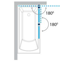 Товар: Шторка на ванну Koller Pool Waterfall Line 115 QP97 R профиль Хром стекло рифленое - фото 4 Шторка на ванну Koller Pool Waterfall Line 115 QP97 R профиль Хром стекло рифленое — фото 4, Неподвижные шторки для ванной