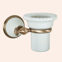 Стакан для зубных щеток TW Harmony Бронза арт-TWHA109bi/br — фото 2, Стаканы для зубных щеток