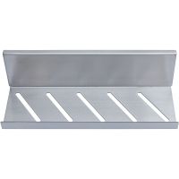 Металлическая полка Aquanet Магнум 30 334113 Сталь браш — фото 6, Полки для ванной и душа