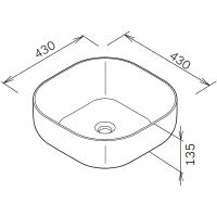 Товар: Раковина-чаша AM.PM Func 43 M8FWCC30430BM Черная матовая - фото 5 Раковина-чаша AM.PM Func 43 M8FWCC30430BM Черная матовая — фото 5, Раковины накладные