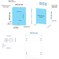 Товар: Зеркальный шкаф Laparet Atlas 60 Atlas.60*80/W с подсветкой Белый - фото 6 Зеркальный шкаф Laparet Atlas 60 Atlas.60*80/W с подсветкой Белый — фото 6, Мебель для ванной