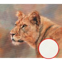 Фреска Ortograf Животные 7310 Фактура флок FLK Флизелин (3,1*2,7) Бежевый/Оранжевый, Животные/Живопись — фото 1, Фрески