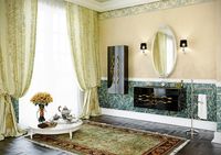 Шкаф пенал Clarberg Due amanti 50 DUE0505BLK Черный без ручек — фото 4, Пеналы для ванной комнаты