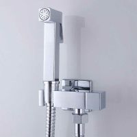 Гигиенический душ с запорным вентилем Frap F7502 Хром — фото 11, Гигиенические души