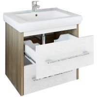 Товар: Тумба под раковину Sanflor Ларго 60.2 С0002121 подвесная Белая Швейцарский вяз - фото 2 Тумба под раковину Sanflor Ларго 60.2 С0002121 подвесная Белая Швейцарский вяз — фото 2, Тумбы под раковину