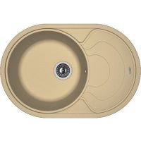 Кухонная мойка Florentina Родос-760 20.140.D0760.306 Капучино — фото 1, Кухонные мойки