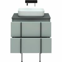 Тумба под раковину Allen Brau Reality 70 1.32004.PWM подвесная Папирус матовый — фото 50, Тумбы под раковину