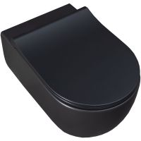 Унитаз Allen Brau Priority 4.31001.31 подвесной Черный матовый без сиденья — фото 14, Подвесные унитазы