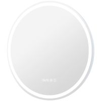 Товар: Зеркало Aquanet Оптима 60 304265 с подсветкой с сенсорным выключателем, часами и подогревом - фото 3 Зеркало Aquanet Оптима 60 304265 с подсветкой с сенсорным выключателем, часами и подогревом — фото 3, Мебель для ванной