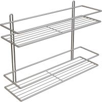 Полка корзина DIWO Смоленск П16101 Хром — фото 1, Полки для ванной и душа