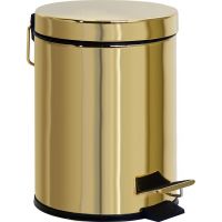 Ведро для мусора Cezares Olimp-BSC-03/24 Золото — фото 1, Мусорные ведра