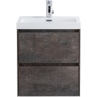 Тумба под раковину BelBagno Pietra Mini 50 подвесная Stone арт-PIETRA MINI-500-2C-SO-PT — фото 1, Тумбы под раковину