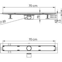 Товар: Душевой лоток Vincea Almira Jasmin 70 SAY.605.70.P.PITI с решеткой Хром - фото 3 Душевой лоток Vincea Almira Jasmin 70 SAY.605.70.P.PITI с решеткой Хром — фото 3, Душевые лотки