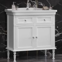 Тумба под раковину Opadiris Кантара 85 00-00007478 Белая матовая — фото 1, Мебель для ванной