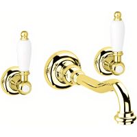 Смеситель для раковины Cezares First FIRST-BLS1-03/24-Bi Золото 24 карат — фото 1, Смесители для раковины