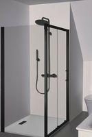 Товар: Душевая дверь Ideal Standard Connect 2 120 K9277V3 профиль Черный стекло прозрачное - фото 2 Душевая дверь Ideal Standard Connect 2 120 K9277V3 профиль Черный стекло прозрачное — фото 2, Раздвижные душевые двери