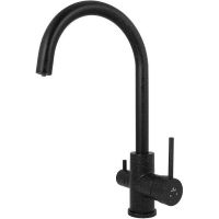 Смеситель для кухни Kaiser Merkur 26744-12 Черный мрамор — фото 1, Смесители