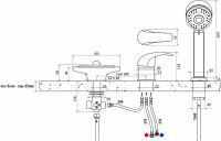 Товар: Смеситель на борт ванны Ravak Rosa RS 025.00 Хром арт-X07P003 - фото 6 Смеситель на борт ванны Ravak Rosa RS 025.00 Хром арт-X07P003 — фото 6, Смесители на борт ванны