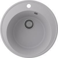 Кухонная мойка Ulgran Quartz Nora 485-04 Платина — фото 1, Кухонные мойки