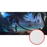 Фотообои детские Divino H-052 Фактура фреска Винил на флизелине (2*1,47) Синий, Пейзаж — фото 1, Обои для стен