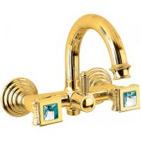 Смеситель для ванны Cezares Olimp OLIMP-VD-03/24-Sw Золото 24 карат — фото 1, Смеситель для ванны