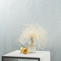 Товар: Обои LOYMINA Hygge Hg4 006 Флизелин (1*10,05) Голубой, Листья/Геометрия - фото 2 Обои LOYMINA Hygge Hg4 006 Флизелин (1*10,05) Голубой, Листья/Геометрия — фото 2, Обои для стен