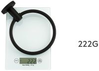 Кольцо для полотенец Frap F302 F30204 Черное матовое — фото 7, Полотенцедержатели