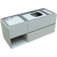 Товар: Тумба под раковину Allen Brau Infinity 120 R 1.21007.PWM подвесная Папирус матовый - фото 15 Тумба под раковину Allen Brau Infinity 120 R 1.21007.PWM подвесная Папирус матовый — фото 15, Тумбы под раковину