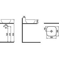 Товар: Раковина-чаша Bien Motto 38 MTLG03801FD0W5000 Белая - фото 2 Раковина-чаша Bien Motto 38 MTLG03801FD0W5000 Белая — фото 2, Раковины