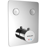 Смеситель для душа Excellent Krotos AREX.8045CR с термостатом Хром — фото 1, Смесители