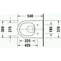 Товар: Унитаз Duravit D-Neo 2578090000 подвесной без сиденья - фото 8 Унитаз Duravit D-Neo 2578090000 подвесной без сиденья — фото 8, Подвесные унитазы