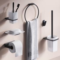 Набор аксессуаров для ванной AM.PM Inspire V2.0 Черный матовый арт-AK50D1206B — фото 2, Наборы аксессуаров для ванной комнаты